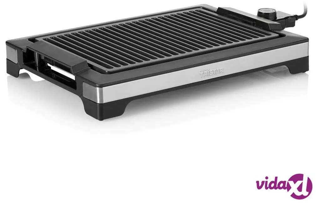 Tristar Piastra e Barbecue Elettrico 2000 W 37x25 cm Nero