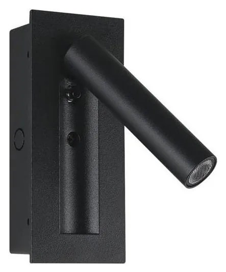 Faretto da parete LED 2W/230V 3000K nero