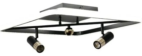 Plafoniera LED dimmerabile LED/70W/230V 3000-6500K nero +remote telecomando