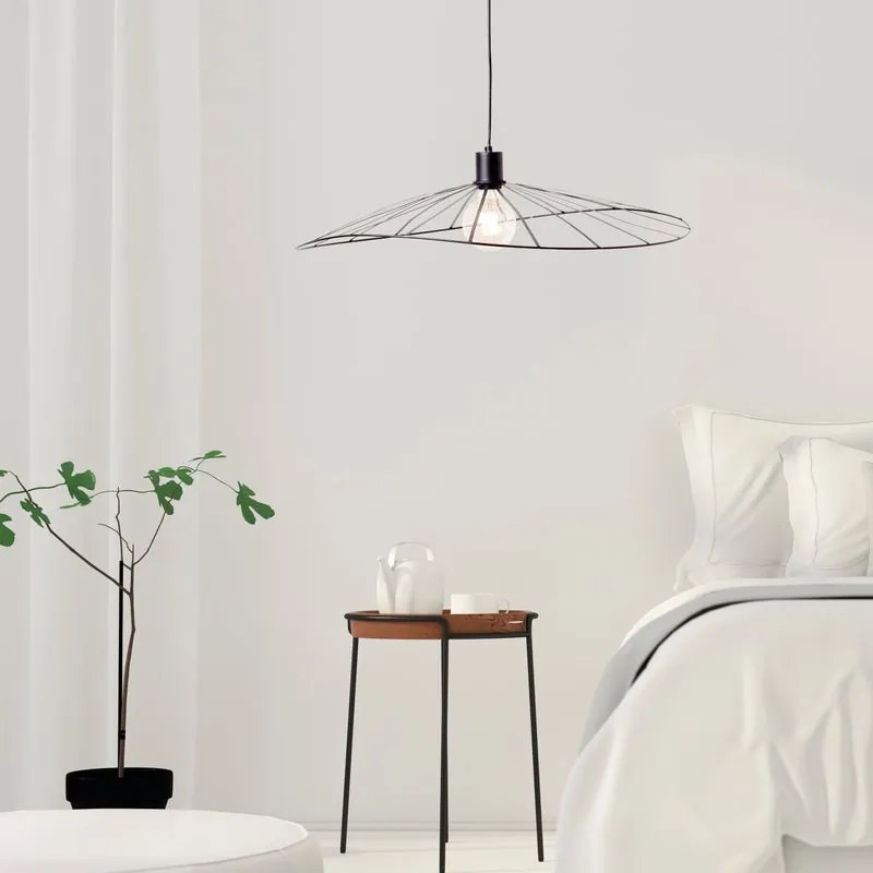 Lampadario Design Leika nero E27 BRILLIANT