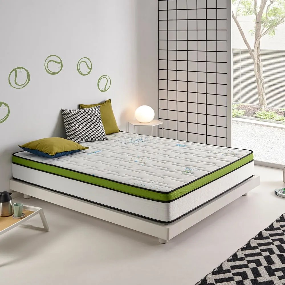 Materasso bifacciale in schiuma dura/media 90x200 cm Sport Energy Pro - Moonia