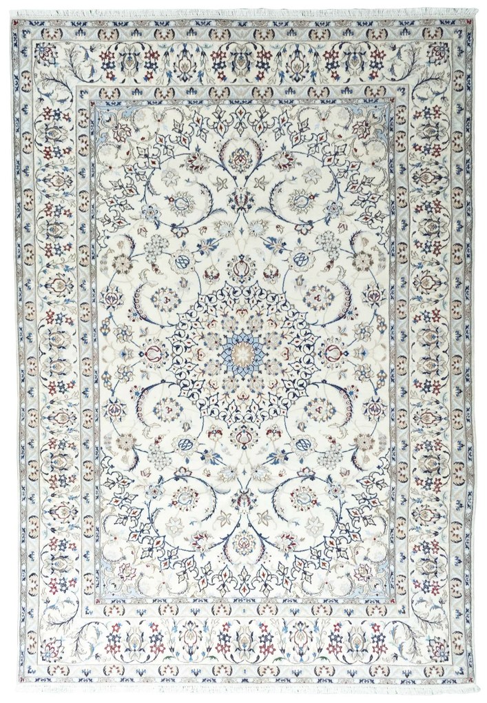 Nain Tappeto 210 x 300 Beige (Iran) Annodato A Mano