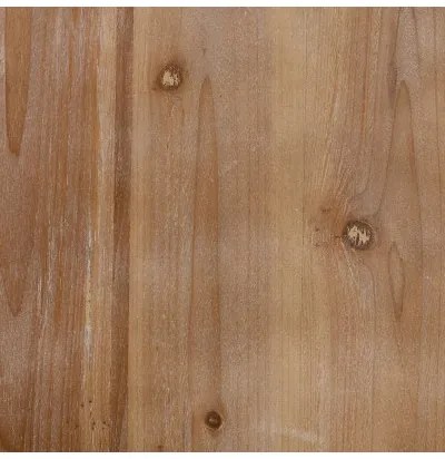 Comodino SHABBY CHIC 47 x 43 x 58 cm Naturale Legno Bianco