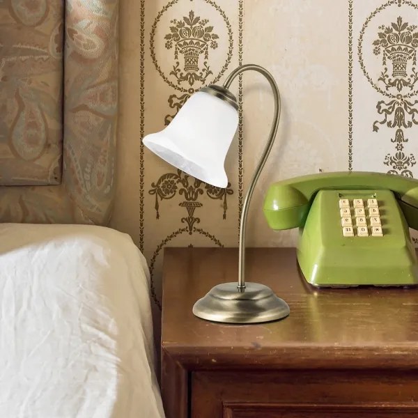 Rabalux 7372 - Lampada da tavolo FRANCESCA E14/40W/230V