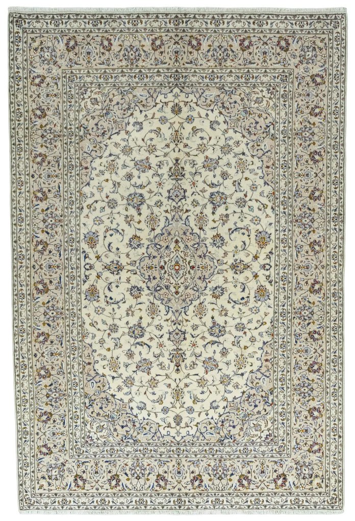 Kashan Tappeto persiano 300x200 Beige (Iran) Annodato A Mano