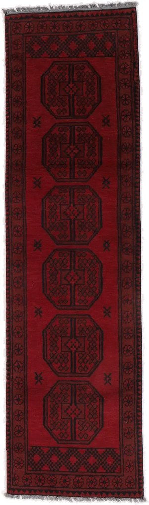 Afghan Tappeto 60x230 (Afghanistan) Annodato A Mano