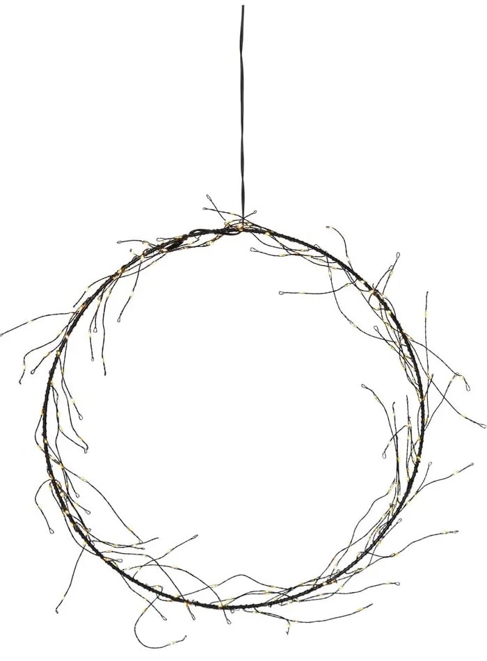 Decorazione luminosa nera con motivo natalizio ø 35 cm Nike - Star Trading