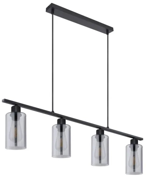 Globo 15465-4H - Lampadario a sospensione con filo HADERA 4xE27/60W/230V