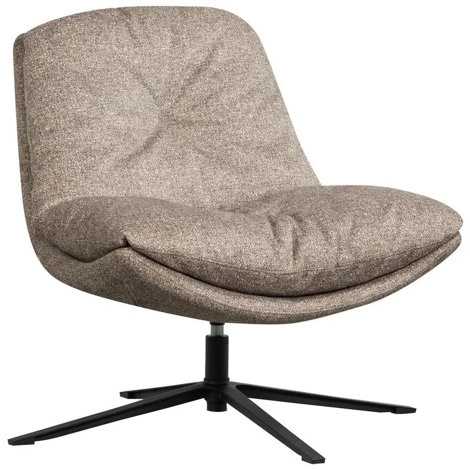 Poltrona di colore naturale girevole Arve – WOOOD