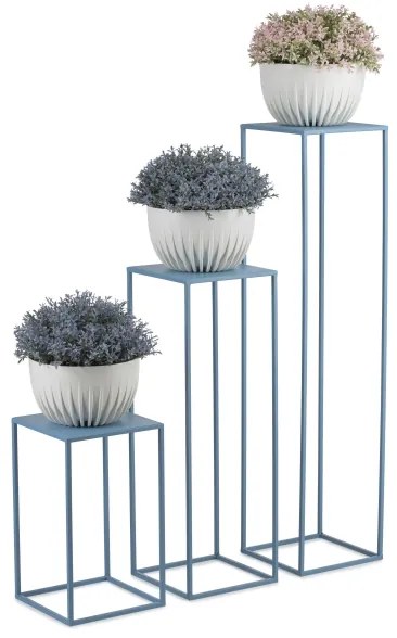 Portafiori 40x24 cm blu