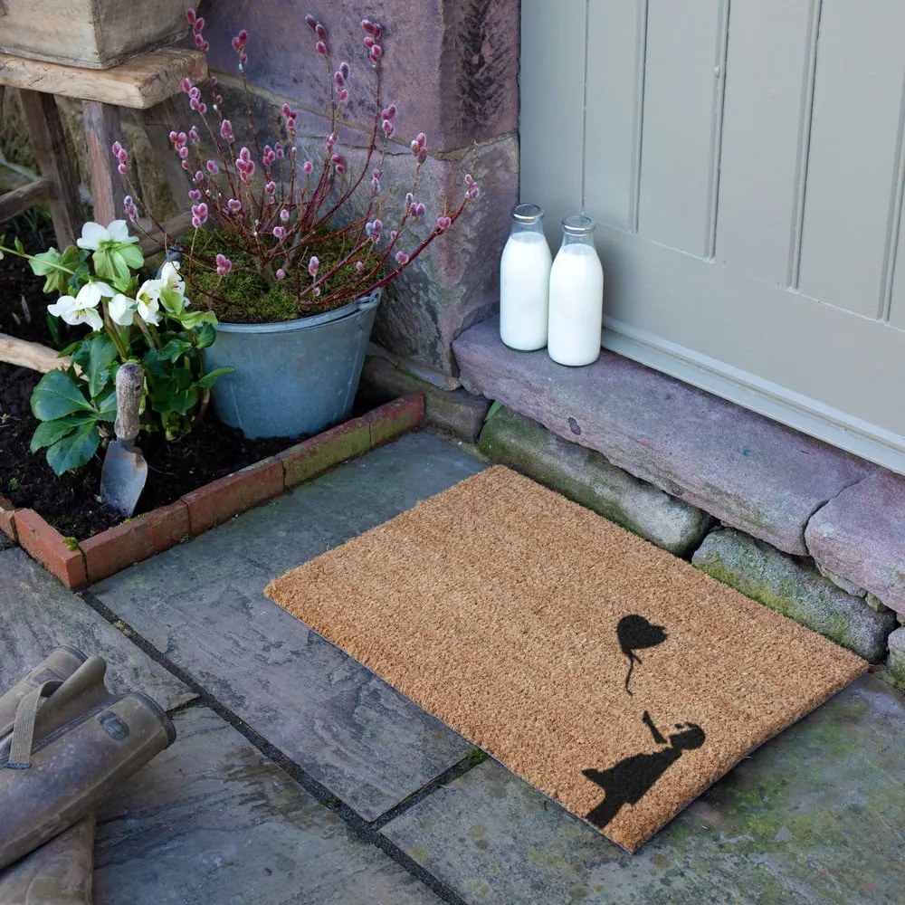 Zerbino in cocco 40x60 cm Girl With a Ballon - Artsy Doormats