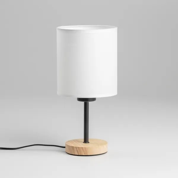 Brilagi - Lampada da tavolo NUBILA WOOD 1xE27/25W/230V quercia/nero