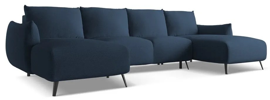 Divano angolare blu Malie – Makamii