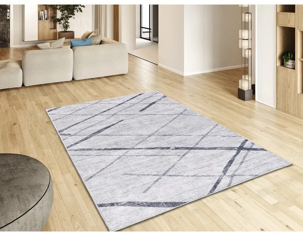 Tappeto grigio chiaro 160x230 cm Class - Universal