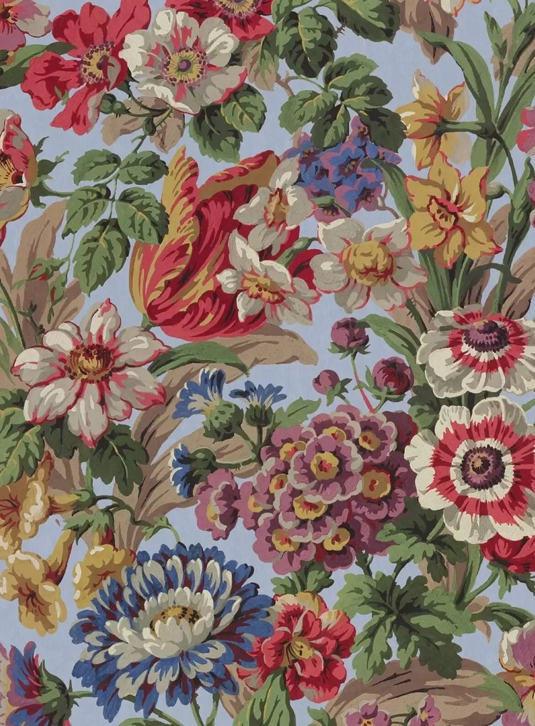 House of Hackney Carta da parati Florescence - Azure