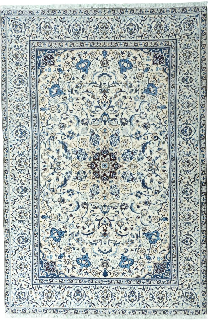 Nain Tappeto persiano 310x210 Beige (Iran) Annodato A Mano