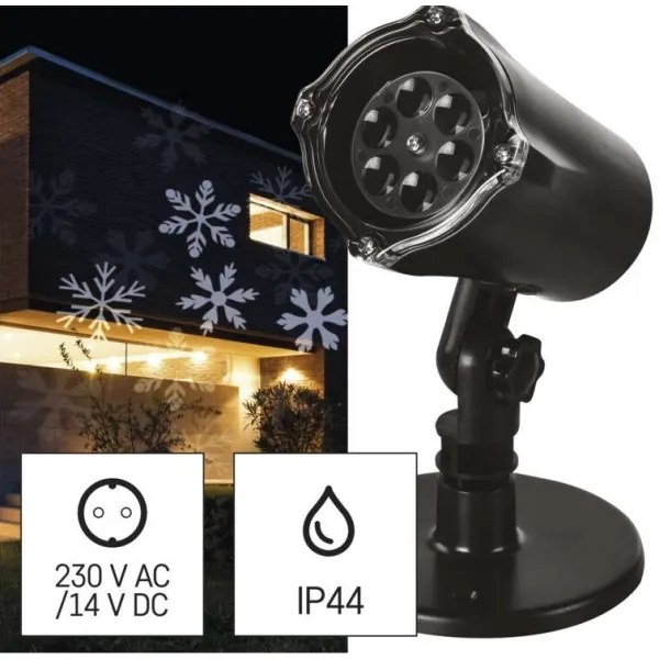 Proiettore LED Natale da esterno LED/3,6W/230V IP44 bianco