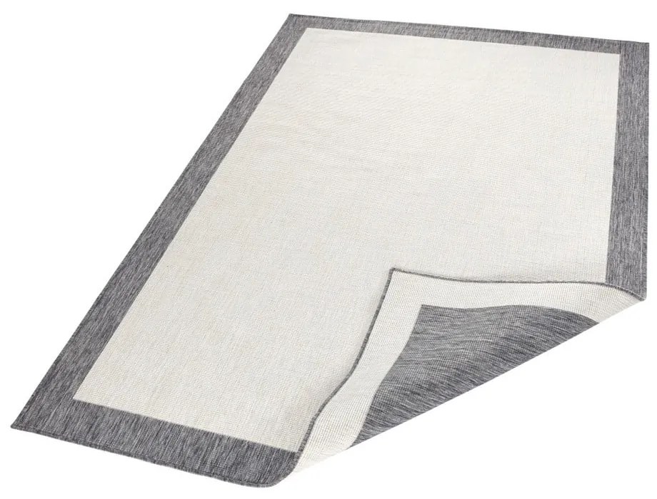 Tappeto da esterno grigio e crema , 80 x 250 cm Panama - NORTHRUGS