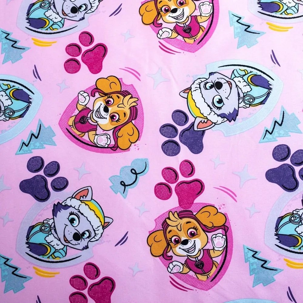 Biancheria da letto per bambini in microfibra per letto singolo 140x200 cm Paw Patrol – Jerry Fabrics