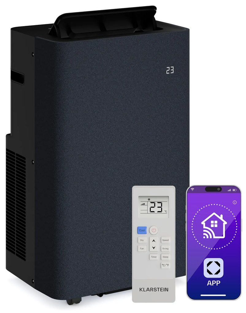 blumfeldt AireLux - Condizionatore portatile | 14.000 BTU | Controllo intelligente | Moderno