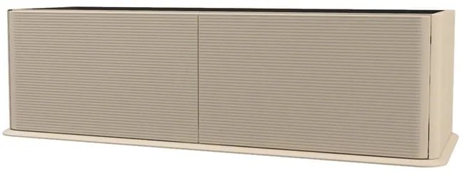 Mobile da bagno sotto lavabo BADEN HAUS Bohemia beige laccato opaco L 144 x H 42 x P 50 cm 2 cassetti, lavabo non incluso