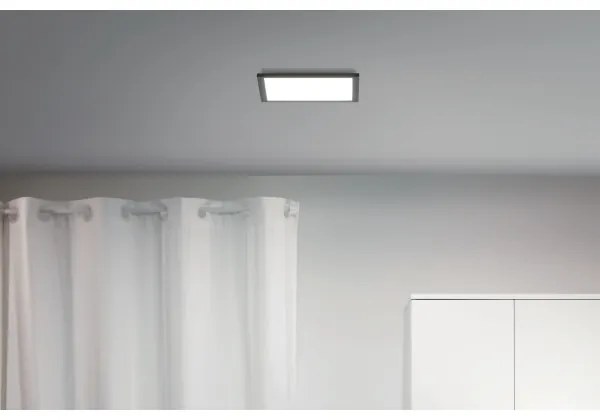 WiZ - Plafoniera LED dimmerabile SUPERSLIM LED/12W/230V  Wi-Fi nero