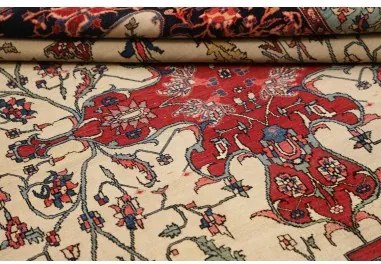 Antik Stilizzato Avorio Rosso 142x208 Cm