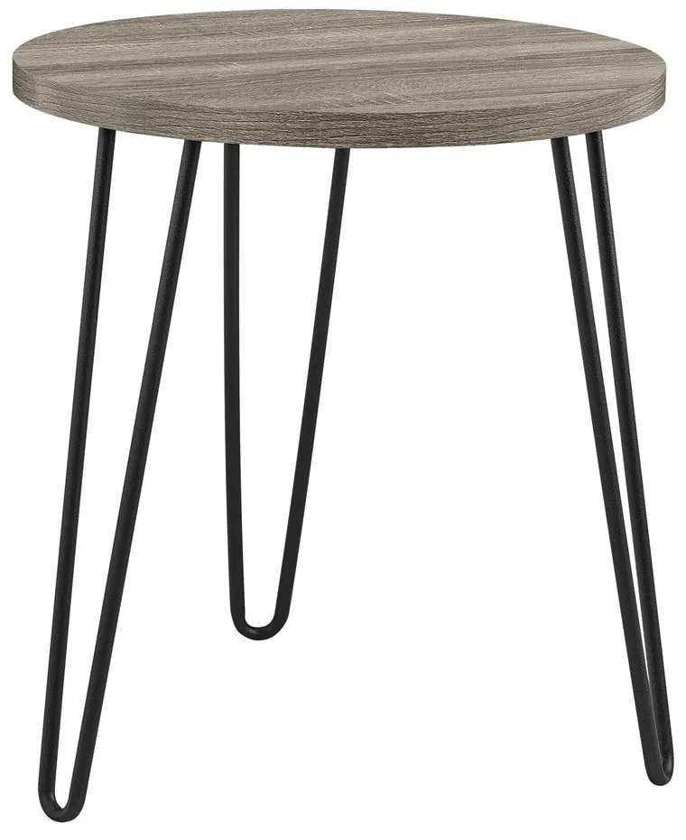 Tavolino marrone e grigio , ø 50 cm Owen - Støraa