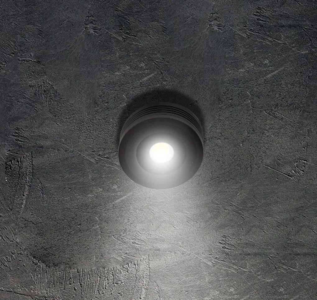 Faretto LED a superficie 5W IP65 220V Dimmerabile Nero - Professional Colore Bianco Naturale 4.000K