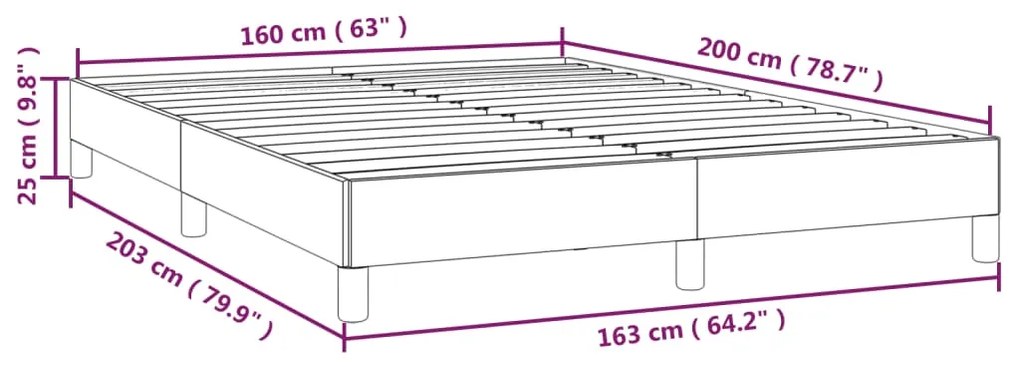 Giroletto Bianco 160x200 cm in Similpelle