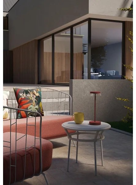 Redo 90311- Lampada da tavolo LED dimmerabile ILUNA LED/2,5W/5V 3000 mAh IP65 rosso