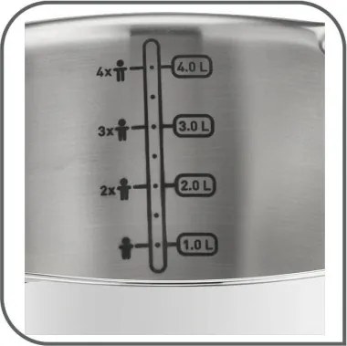 Tefal - Casseruola con coperchio DUETTO 28 cm