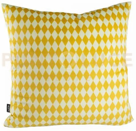 Fodera cuscino 40x40 in tessuto vellutato giallo