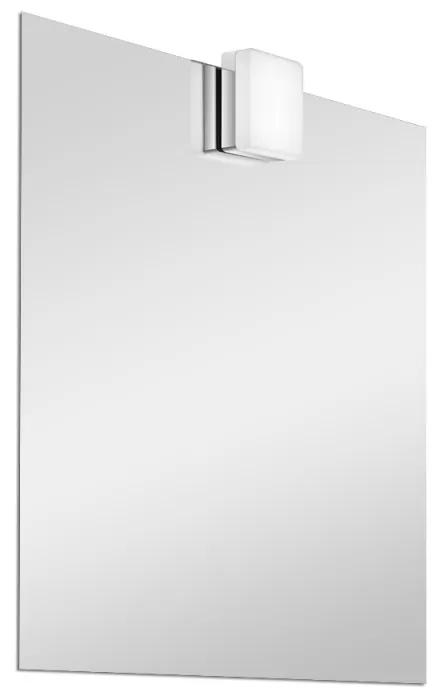 Specchio bagno 50x70 cm reversibile con luce naturale