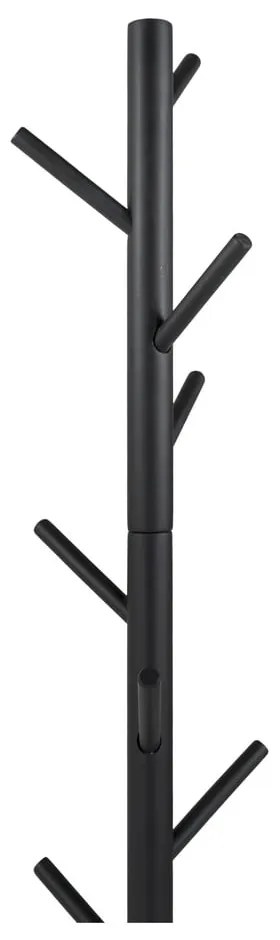 Appendiabiti nero in legno di cauciù massiccio ø 36x170 cm Bro – Spinder Design