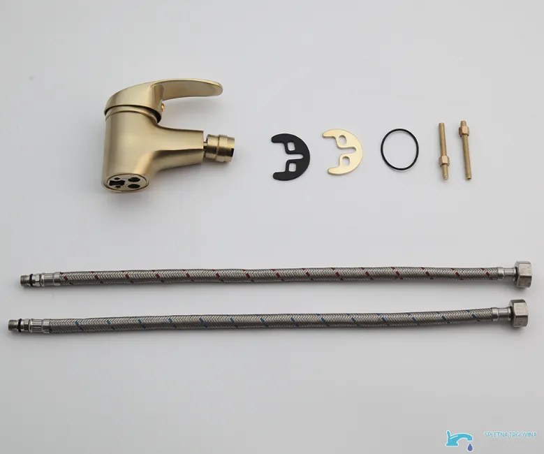Rubinetto per bidet EYN BBG0953 da piano in oro opaco