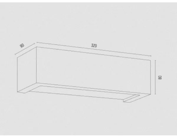 Argon 8250 - Applique CASERTA 1xE27/15W/230V 32 cm