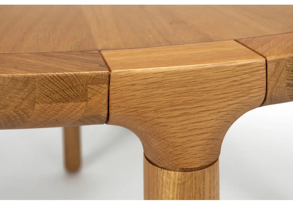 Tavolo da pranzo rotondo con effetto rovere ø 128 cm Storm – Zuiver