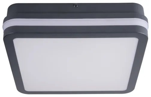 Kanlux 33343 - Plafoniera LED da esterno BENO LED/24W/230V 4000K antracite IP54