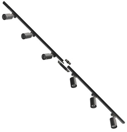 Zuma Line 3025 - Faretto per sistema a binario TORE 6xGU10/35W/230V nero