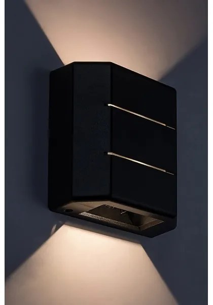 Rabalux 7319 - Applique LED da esterno LIPPA LED/6W/230V IP54 nero