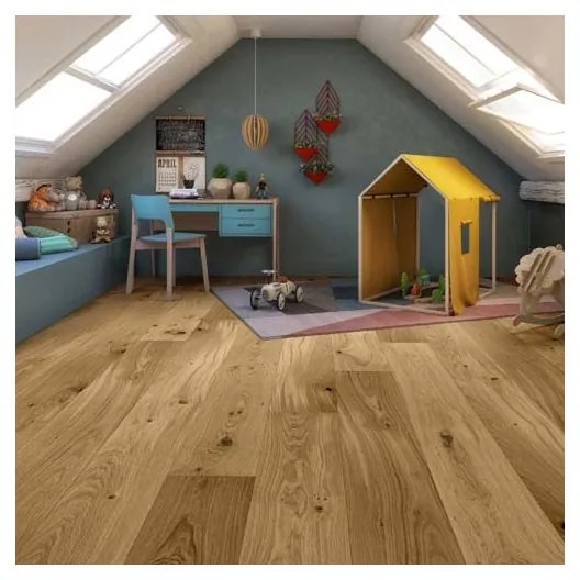 Parquet prefinito intenso XL in rovere vetrificato famiglia sp. 14/3.3 mm 2.222 m²