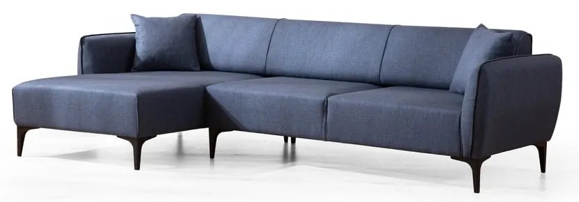 Divano angolare blu, angolo sinistro - Belissimo - Balcab Home