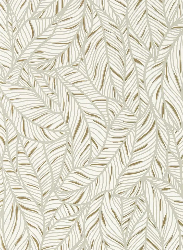 Clarke & Clarke Carta da parati Selva - Linen/ Champagne