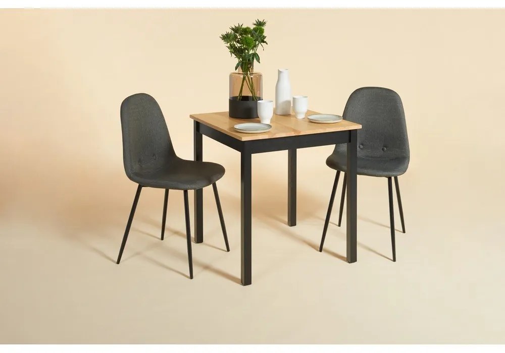 Tavolo da pranzo con piano in pino massiccio 70x70 cm Sydney – Bonami Essentials
