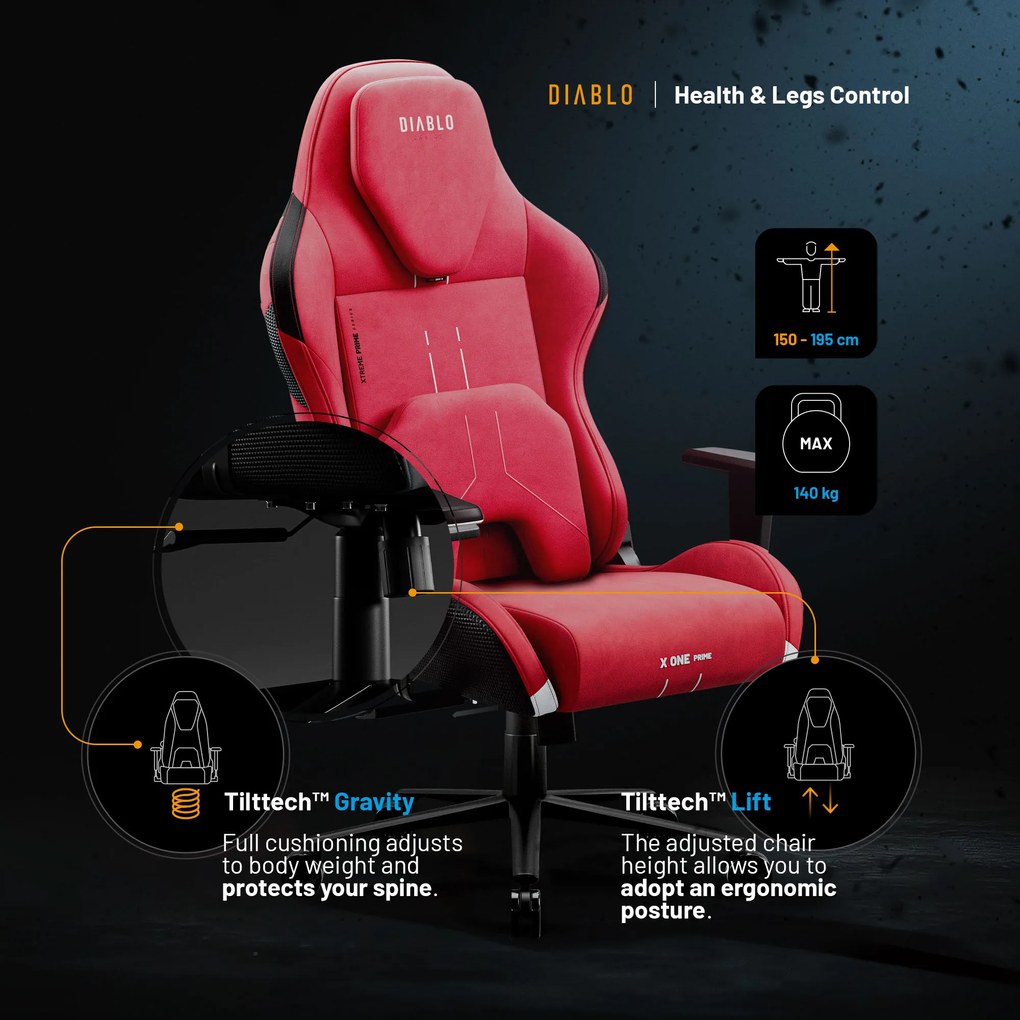 Sedia Gaming Diablo X.One Prime Bloody Mary Normal Size
