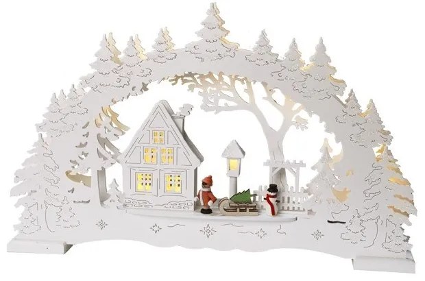 Decorazione a luce LED bianca, altezza 27 cm Ulm - Star Trading