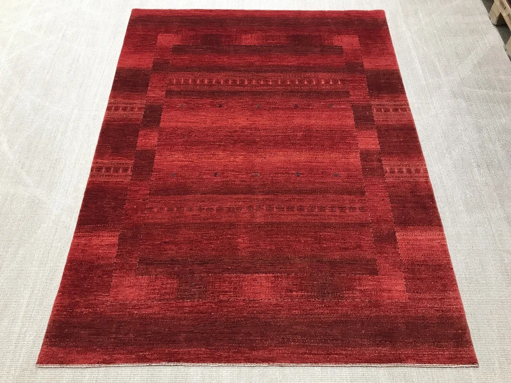 Loribaft Tappeto persiano 180x240 Rosso (Iran) Annodato A Mano