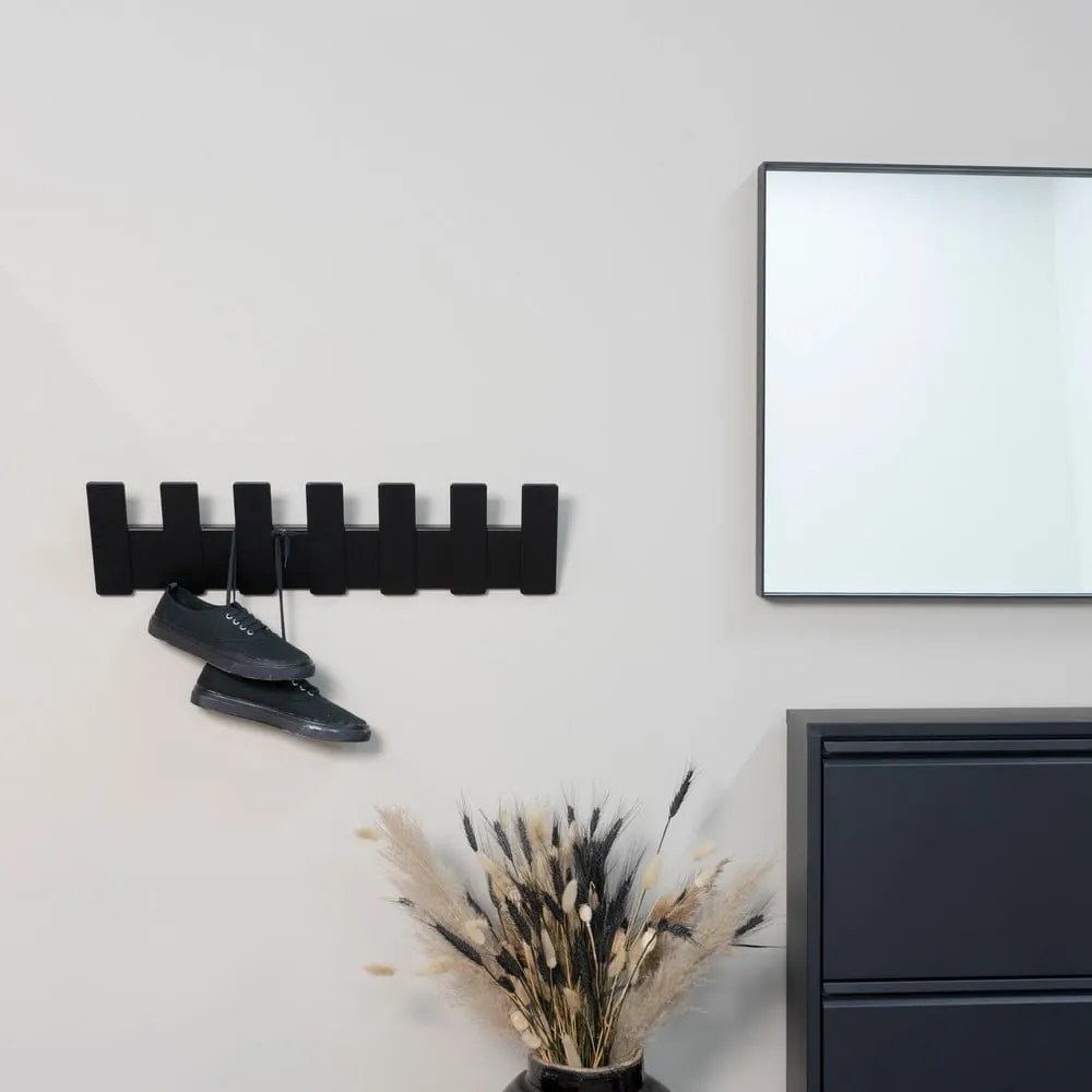 Attaccapanni da parete nero in metallo 64 cm Angle – Spinder Design