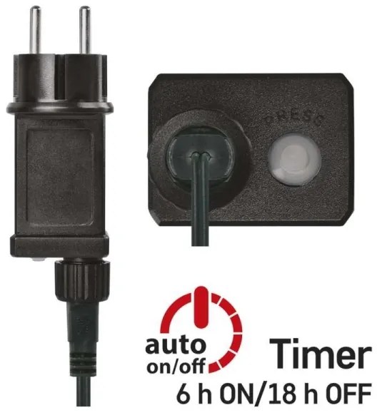 Catena luminosa LED per esterni 300xLED/8 modalità 10 m IP44 bianco caldo + telecomando